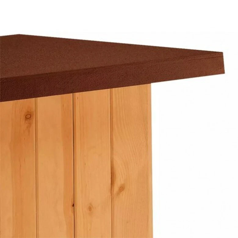Caseta De Madera Baita 80 Ferplast Para Perros Color Marrón 71,5 Cm X 57 X Cm X 52,5 Cm - Imagen 3