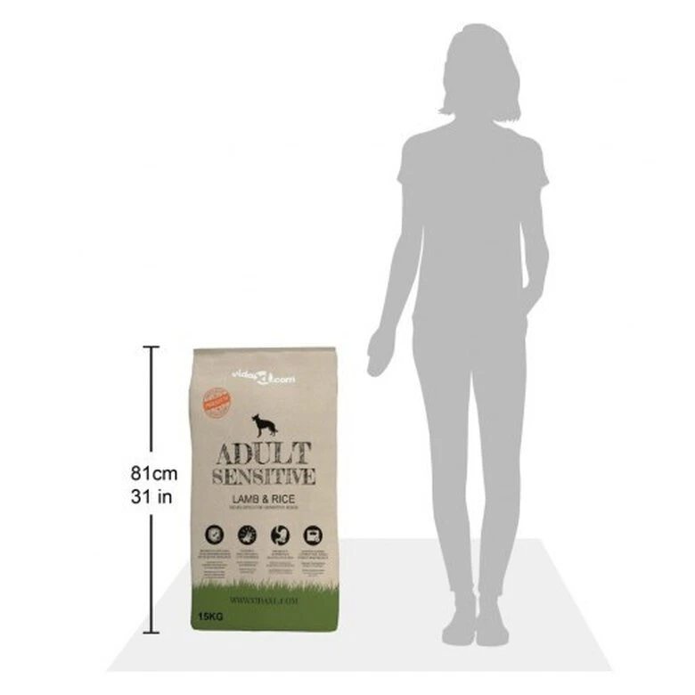 VIDAXL Pienso Adult Essence Para Perros Sabor Cordero Y Arroz 15 Kg - Imagen 5