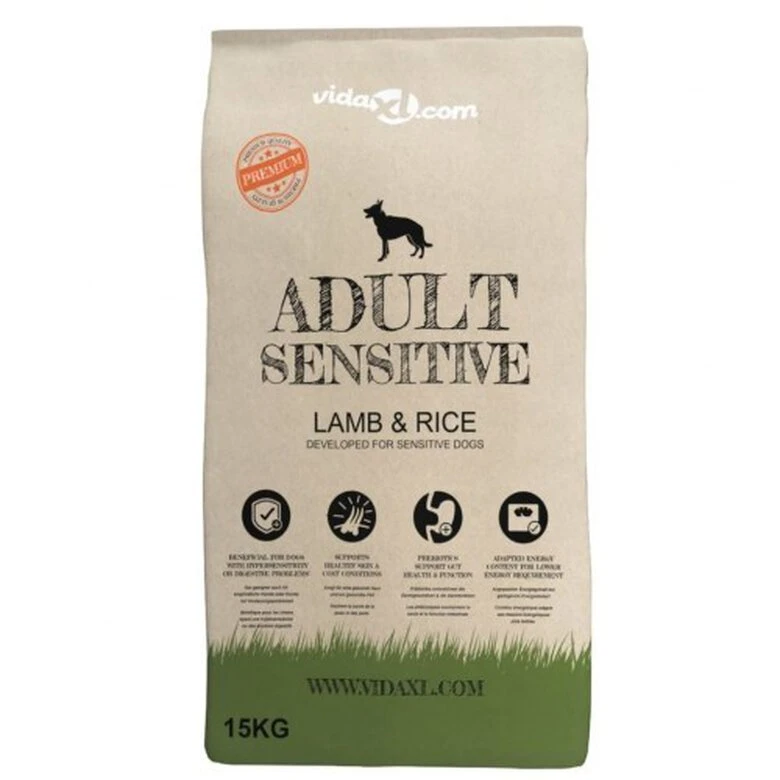 VIDAXL Pienso Adult Essence Para Perros Sabor Cordero Y Arroz 15 Kg - Imagen 6