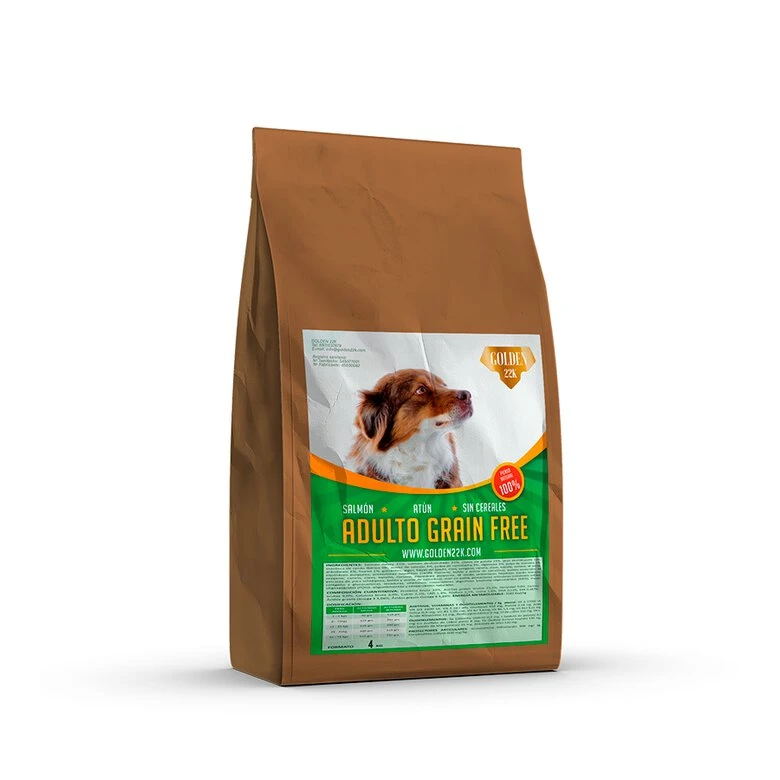 Pienso Golden 22k Adulto Salmón Y Atún Grain Free 4 Kg - Imagen 3