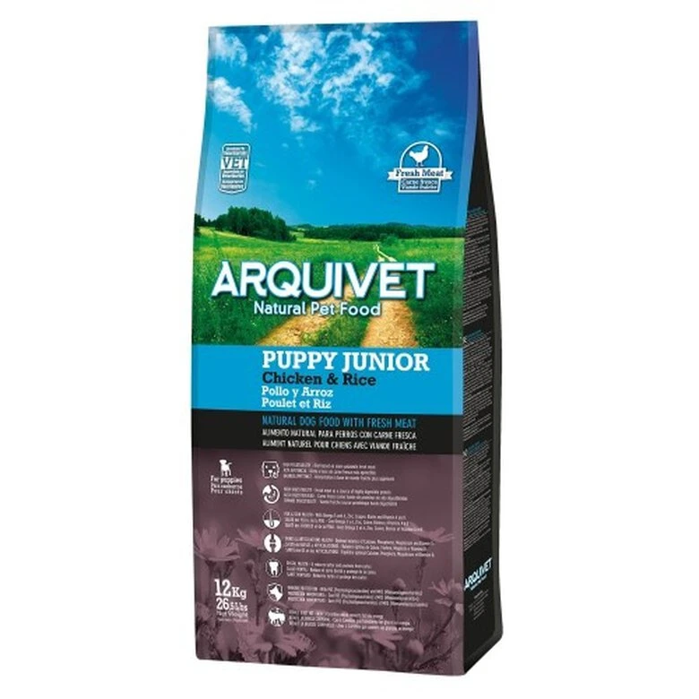 Arquivet Puppy Junior Sabor Pollo Y Arroz 12 Kg