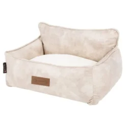 Cama Para Perros Color Crema 90 Cm X 70 Cm